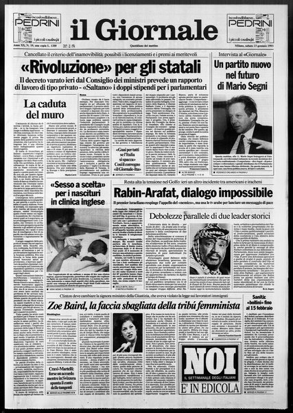 Il giornale : quotidiano del mattino